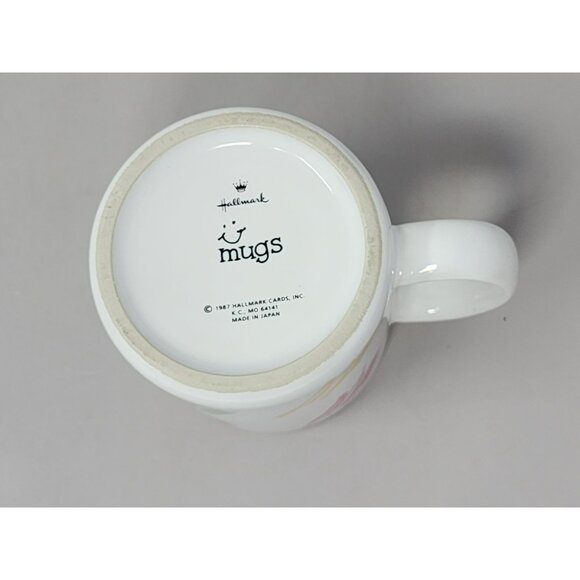 Vintage 1987 Hallmark Mug "Even Though Were Not Together" White Ceramic - Picture 6 of 8